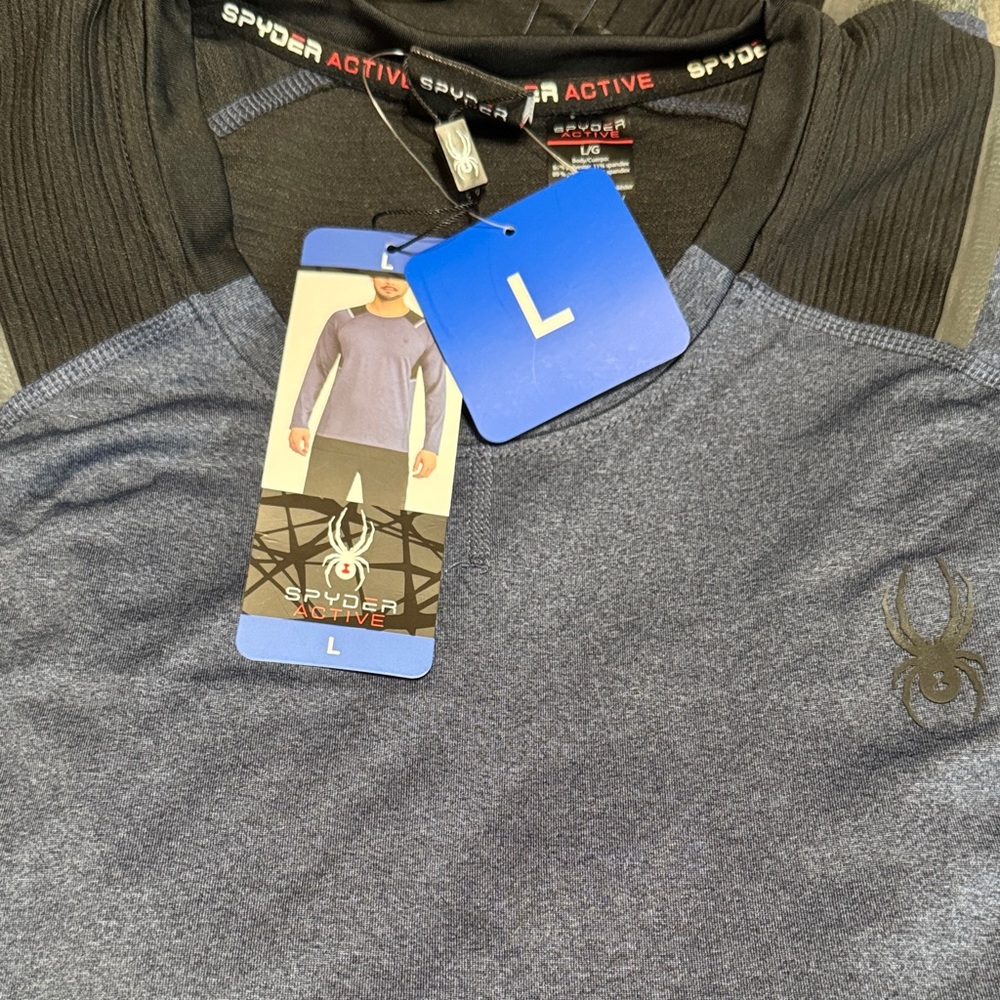 Spyder Activewear in Blue and Black